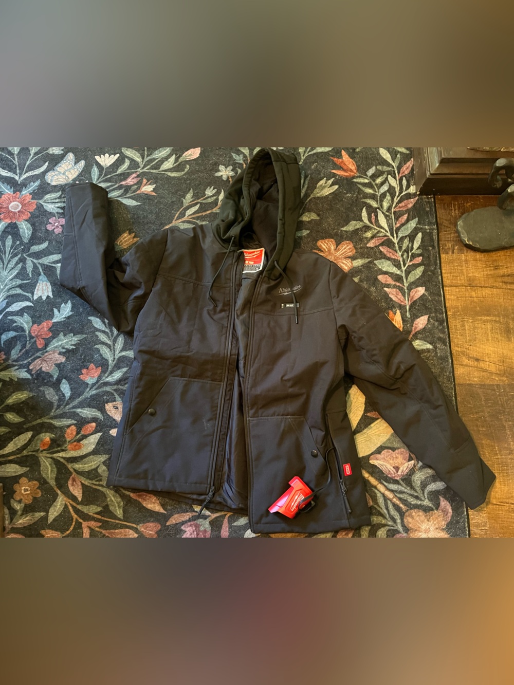 Men’s Black Hooded Performance Jacket